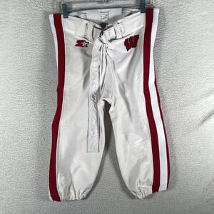 Vintage Starter Wisconsin Badgers Pants Mens 40 90s Team Issued Football Uniform
